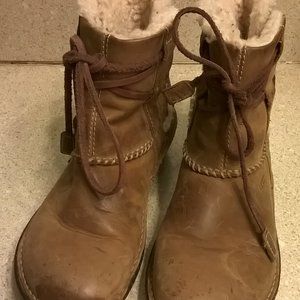 UGG short fleece lined boots